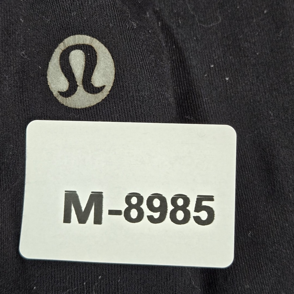Lululemon Women Activewear Pants 4 Black Speed Up Yoga Legging Logo 28" Inseam - Picture 2 of 11